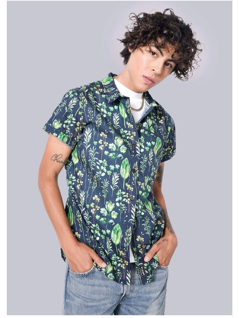 Wildfang Short-Sleeve Button Shirt